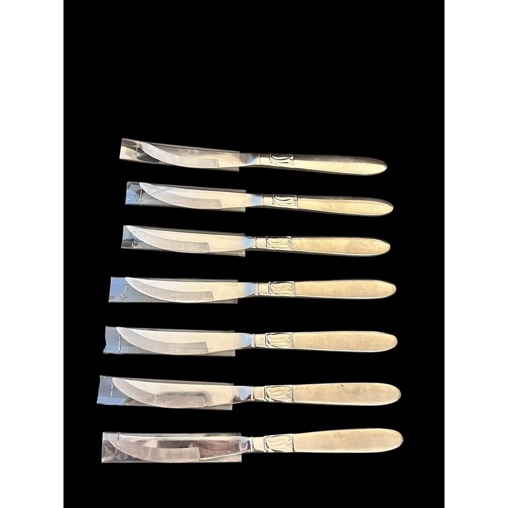 Set Of 7 International Silver Creation I  Steak Knife 8547679